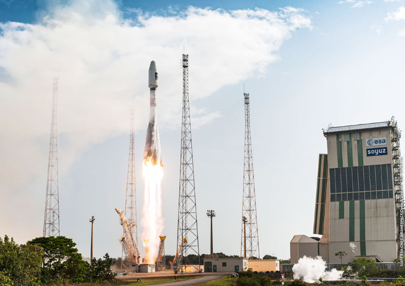 Galileo FOC M4 12 - © ESA-CNES-ARIANESPACE / Optique vidéo du CSG