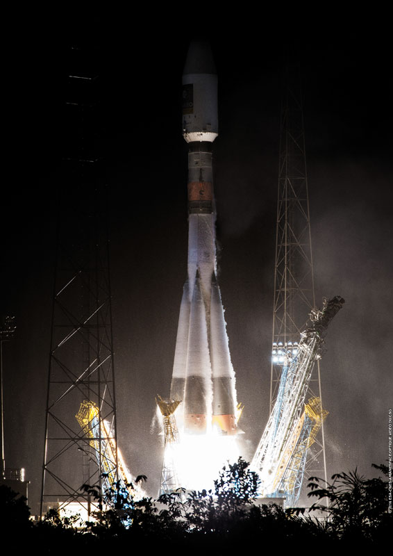 Galileo FOC M5 13 - © ESA-CNES-ARIANESPACE / Optique vidéo du CSG