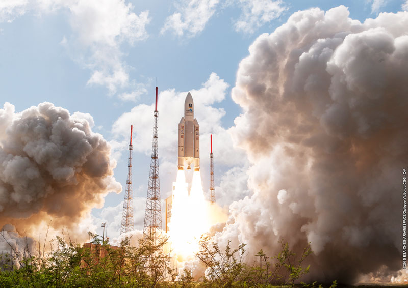 Galileo FOC M6 17 - © ESA-CNES-ARIANESPACE / Optique vidéo du CSG