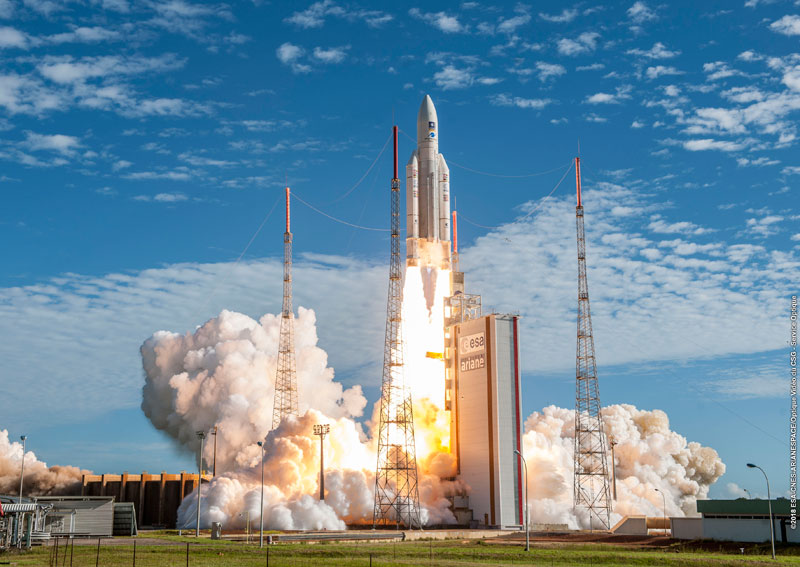 Galileo FOC 23 © ESA-CNES-ARIANESPACE / Optique vidéo du CSG